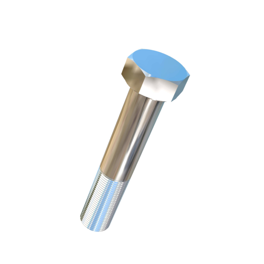Titanium 1-1/8-12 X 6 inch UNF Allied Titanium Hex Head Bolt (No Dimple)